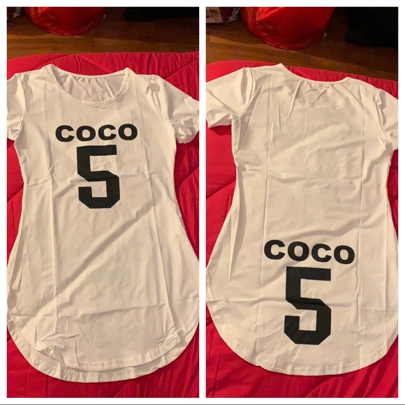 BN Black Shirt/Dress w/Purple Lettering & Number - Picture 3 of 4